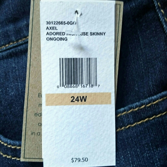 -NWT- Jessica Simpson Adored High Rise Skinny Jean - Picture 11 of 16
